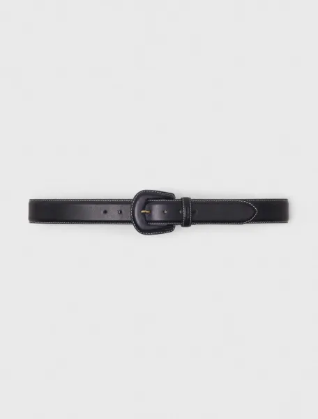 Leather belt