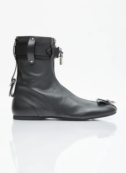 Padlock Ankle Boots