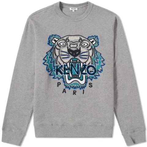 Leopard Tiger Embroidered Sweat