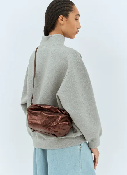 Twist Metallic Handbag