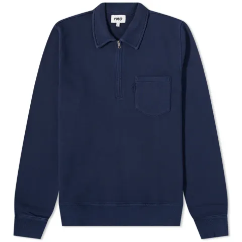 Sugden Button Up Sweat