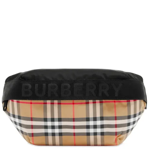 Checked Bumbag