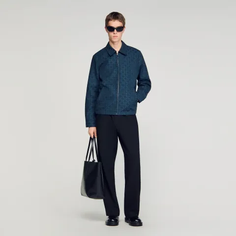 Square Cross denim jacket