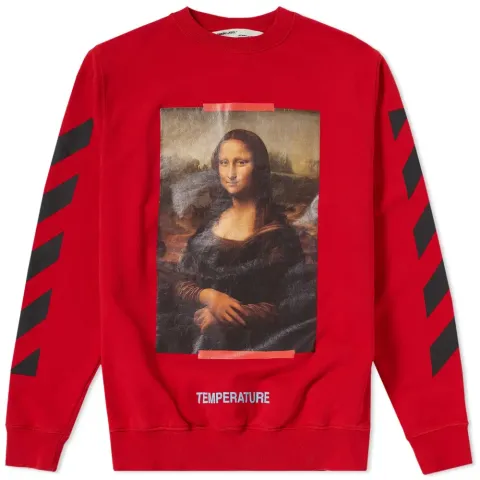 Diagonal Monalisa Crew Sweat