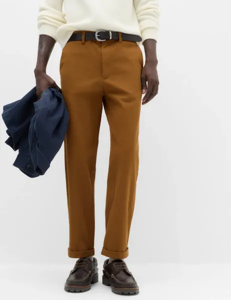 Marks & Spencer The Ultimate Regular Fit Chinos Bronze