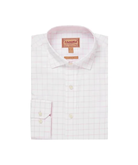 Schöffel Country Westminster Classic Shirt - Pale Pink Check