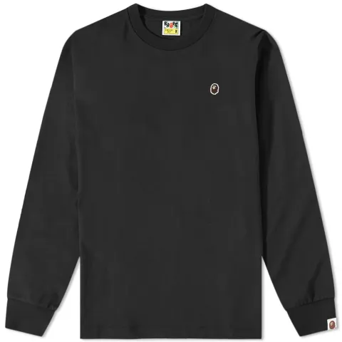 Long Sleeve Ape Head One Point Relaxed Fit T-Shirt