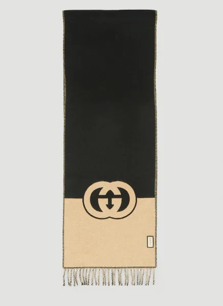 Double G Bicolour Scarf