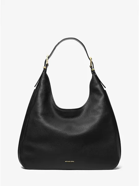 Michael Kors Nolita Large Pebbled Leather Hobo Shoulder Bag