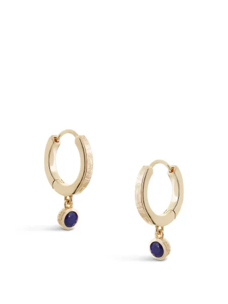 TUTTI Lapis Hoop Earrings September