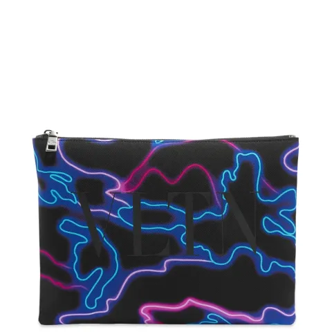 Neon VLTN Logo Pouch