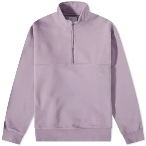 Organic Quarter Zip Crew Sweat