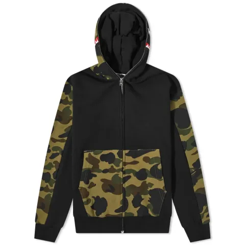 1st Camo Shark Full Zip Hoodie