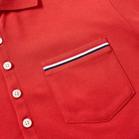 Mercerised Pique Pocket Polo