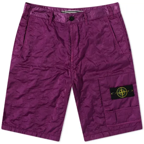 Econyl Nylon Cargo Bermuda Shorts