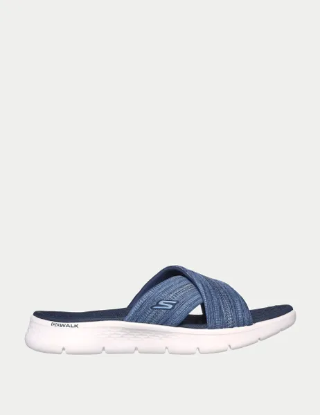 Skechers GO WALK Flex Flat Sandals Navy