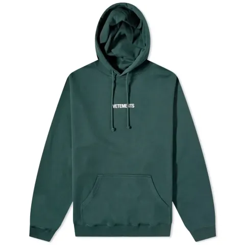 Logo Label Popover Hoodie