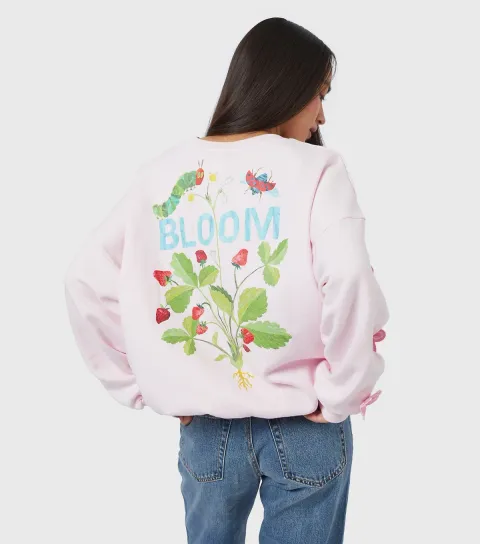 Women's Pink Hungry Caterpillar Bloom Sweatshirt
