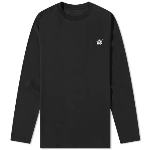 Long Sleeve Patch Logo T-Shirt