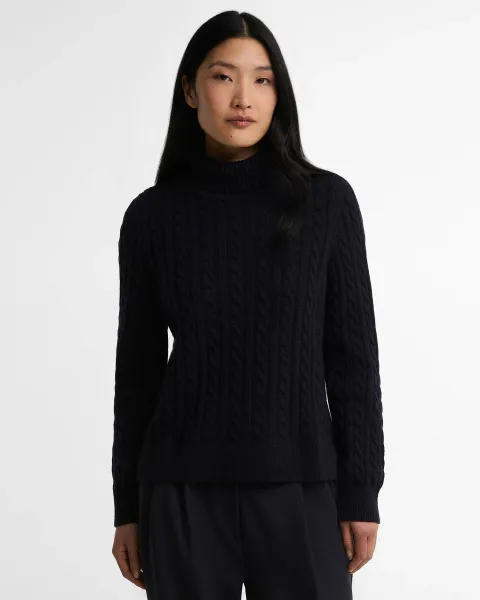 Ambleside Cable-Knit Rollneck Jumper