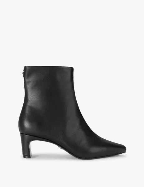 Carvela Leather Block Heel Ankle Boots