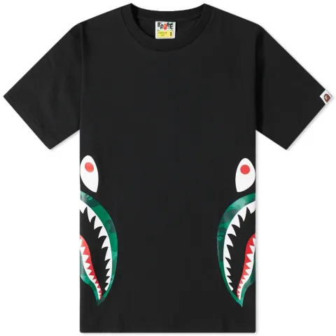 Colour Camo C Side Shark T-Shirt