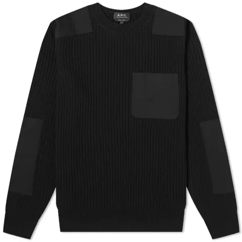 A.P.C. Romain Military Crew Knit