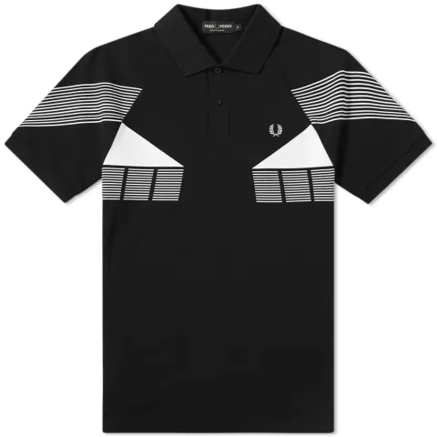 Fred Perry Stripe Graphic Pique Polo