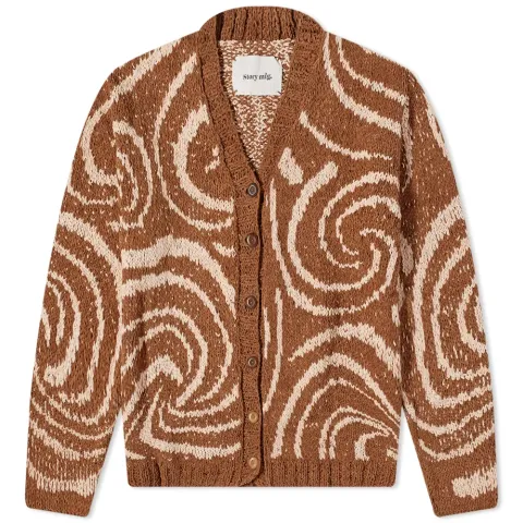 Story mfg. Twinsun Spiral Hand Knit Cardigan