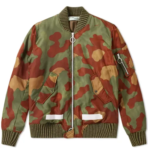 Camo Bomber Jacket