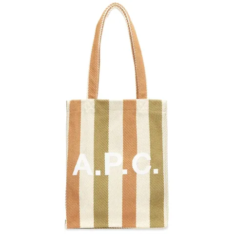 A.P.C. Lou Stripe Tote Bag