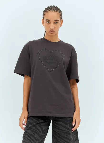 Drop Shoulder Heart T-Shirt