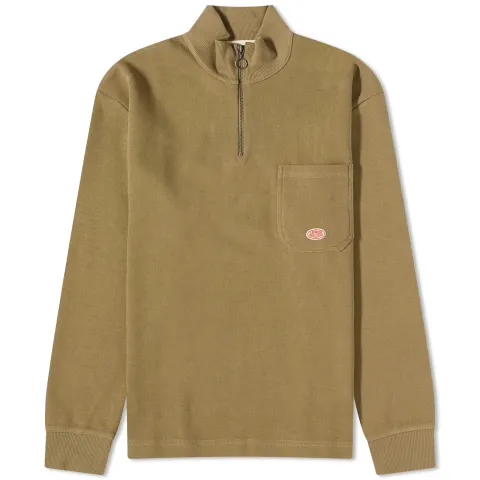Half Zip Pocket Sweat