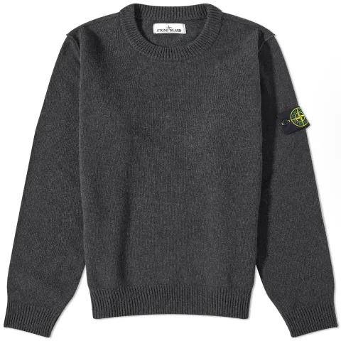 Reverse Seam Lambswool Crew Knit
