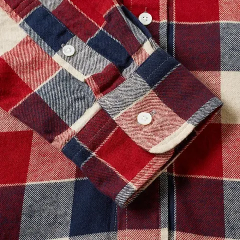 Button Down Viyella Block Check Shirt