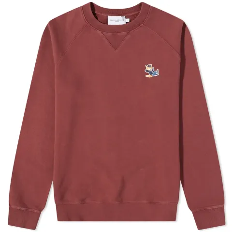Dressed Fox Patch Classic Crew Sweat