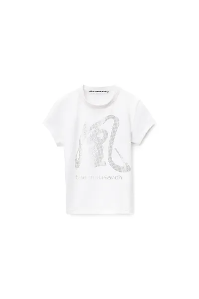 Crystal Hotfix Graphic Baby Tee
