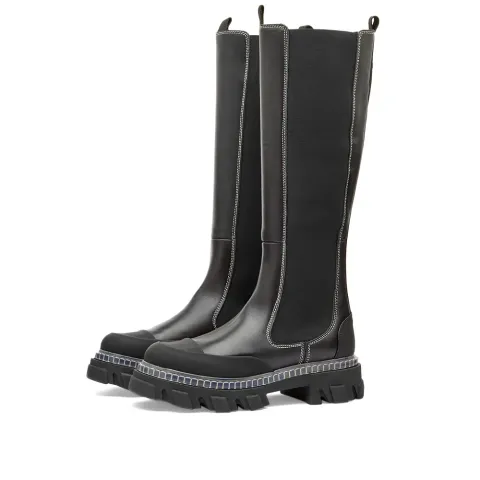 Cleated High Chelsea Boot