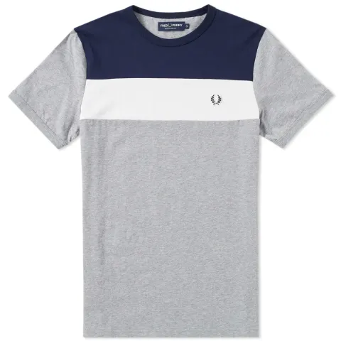 Fred Perry Colour Block Panel Tee