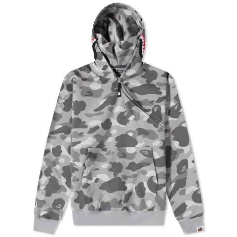 Honeycomb Camo Shark Full Zip Hoodie