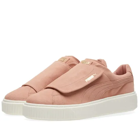 Suede Platform Strap W