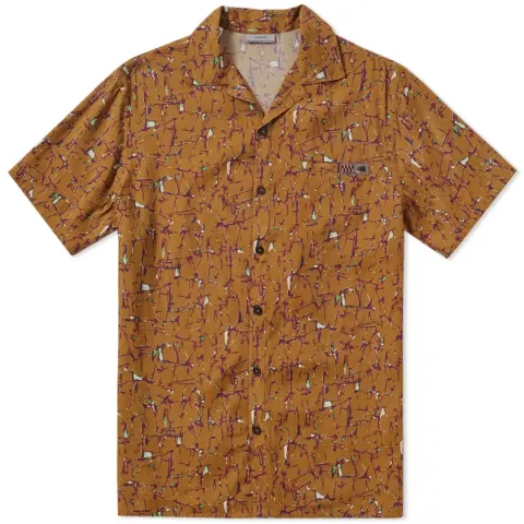 Cracked Paint Bowling Shirt