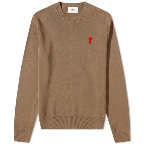 AMI Small A Heart Crew Knit