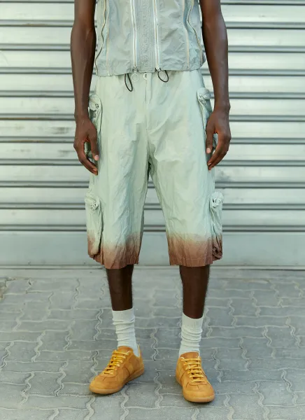 Multi Pocket Cargo Bermuda Shorts