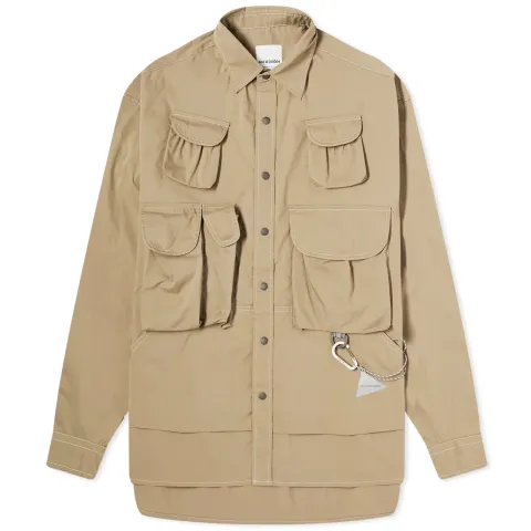 Multi Pocket Shirt Jacket