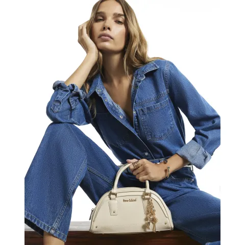 River Island Charm Bowler Bag