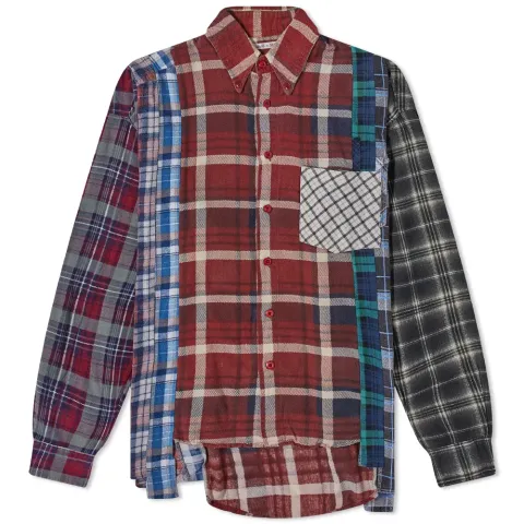 Flannel 7 Cut Wide Shirt