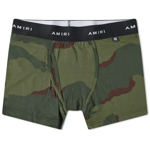 Waistband Camo Boxer Shorts