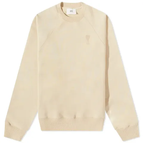 AMI Tonal Small A Heart Crew Sweat