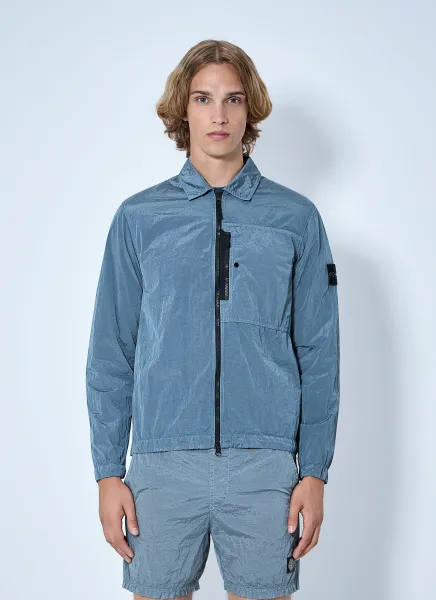 Zip-Up Jacket with Chest Pocket
